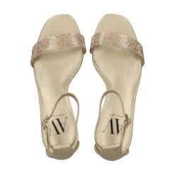Sandalias con tacón de Mujer AV6728 / 1 PLATINO