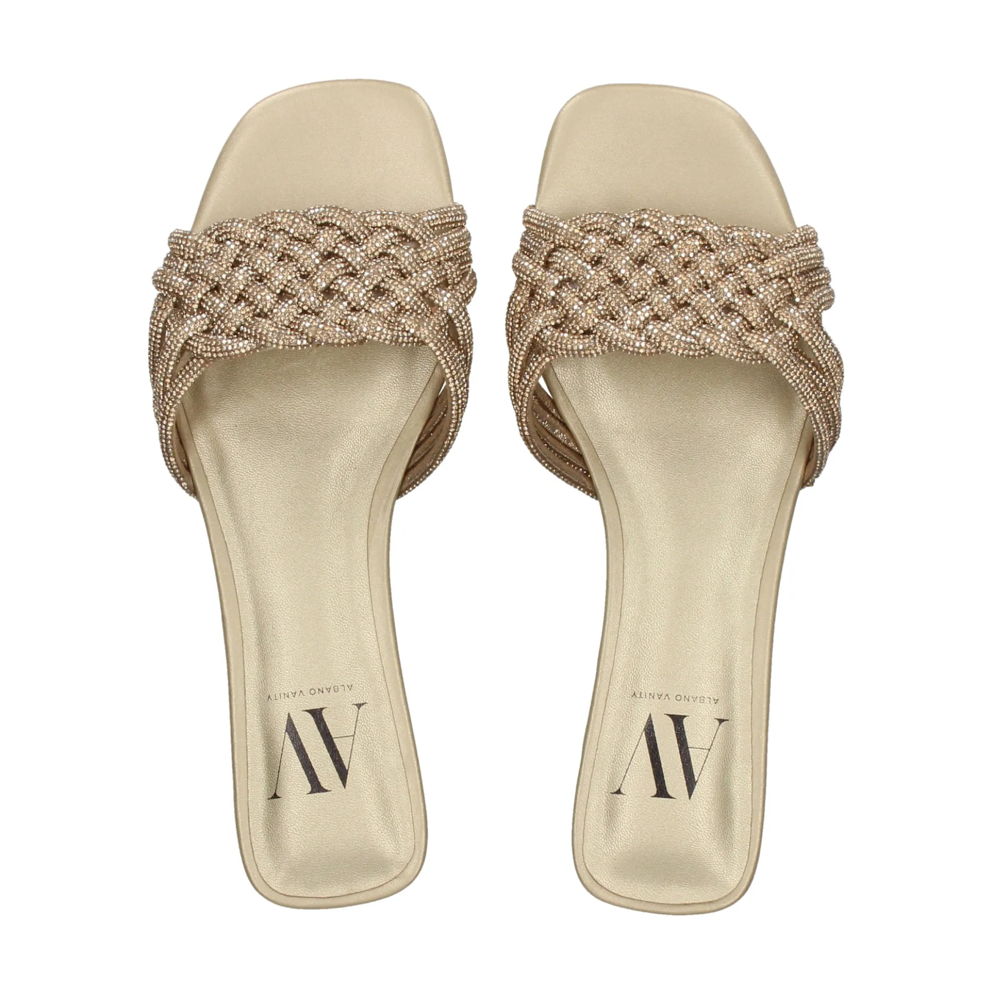 Sandalias planas de Mujer AV6736 / 2 PLATINO