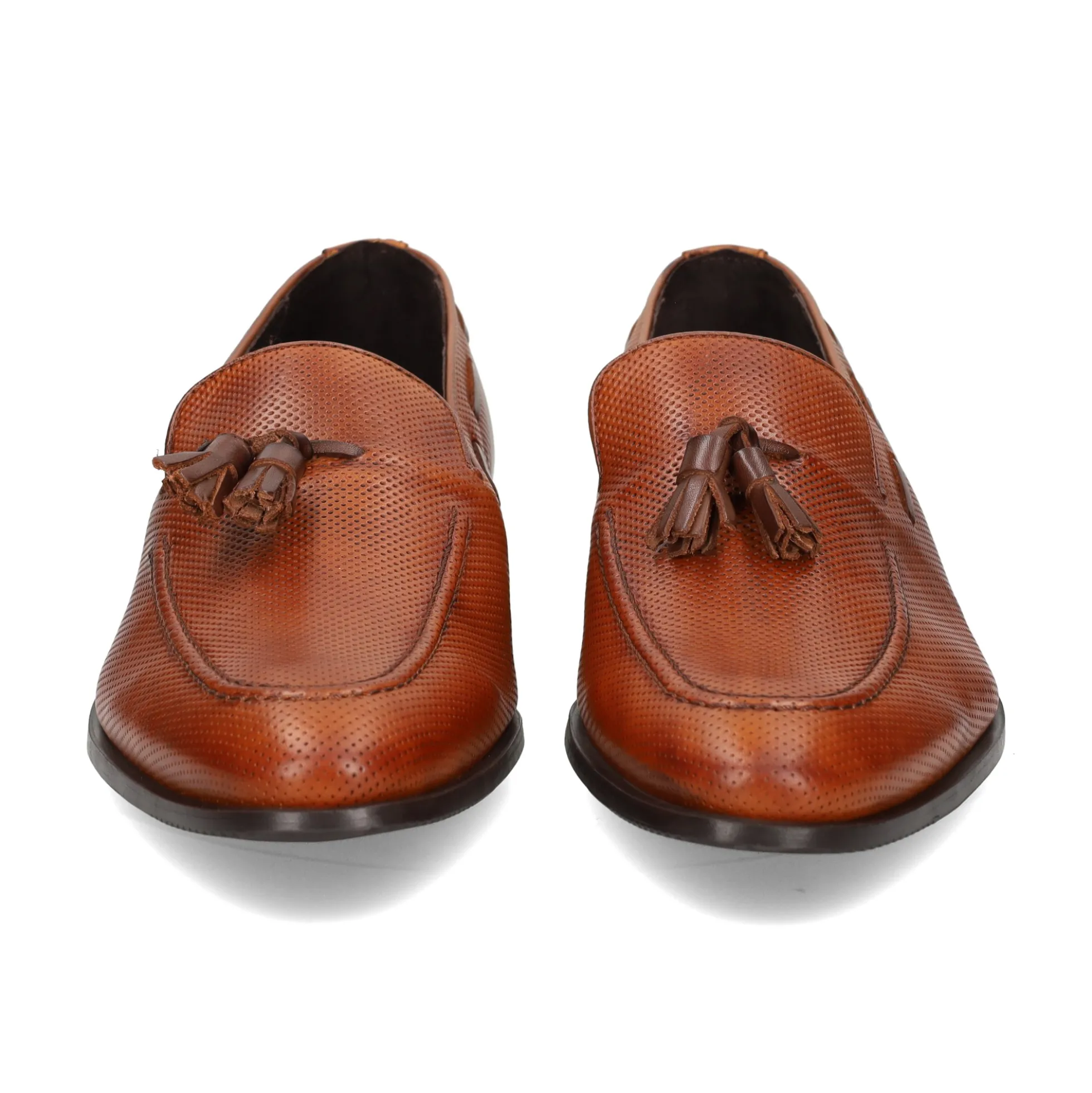 SERGIO SERRANO Mocasines de Hombre 5823 CUERO/MARRON