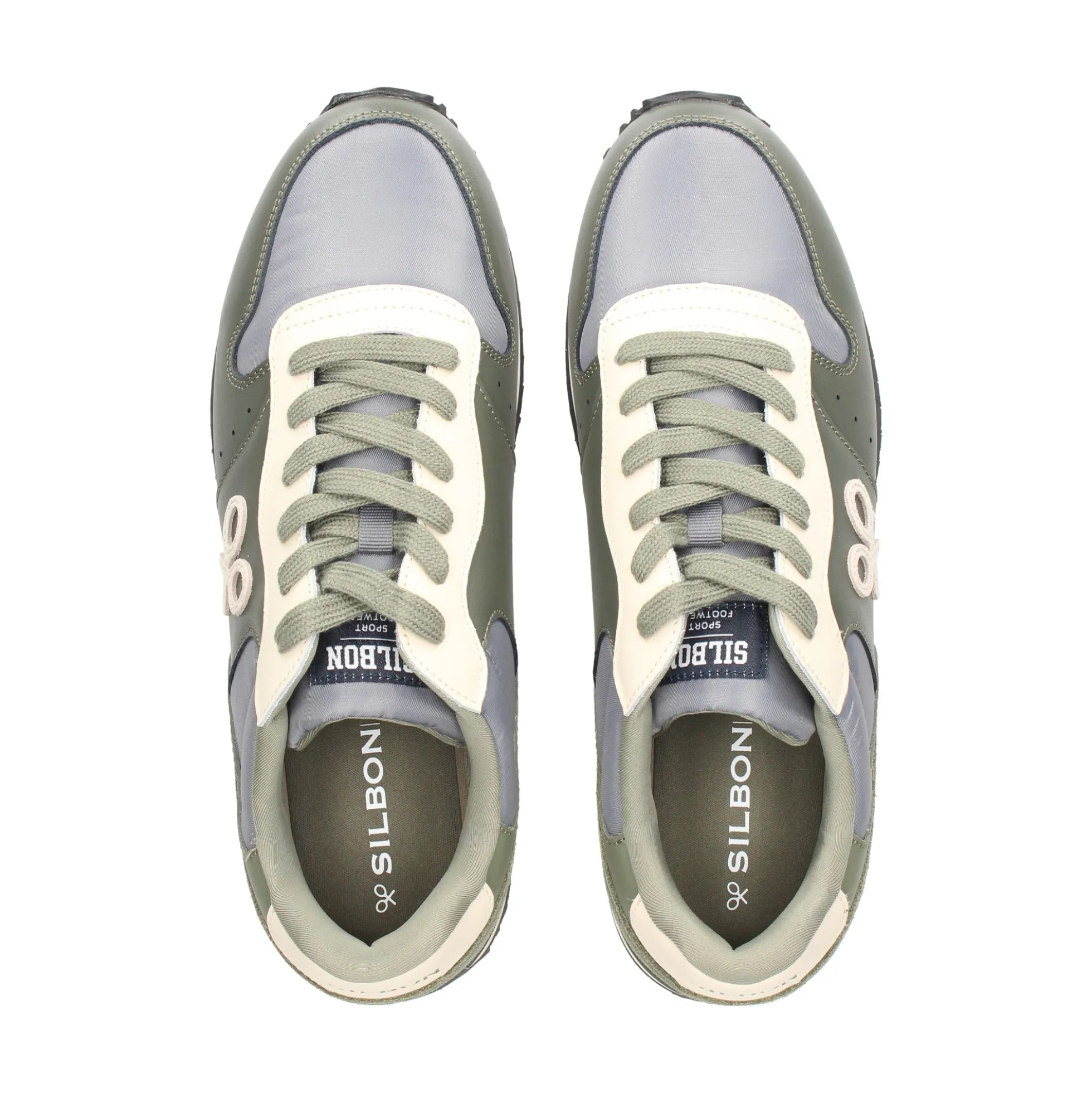 SILBON Zapatillas de Hombre 133645 AZUL GRIS