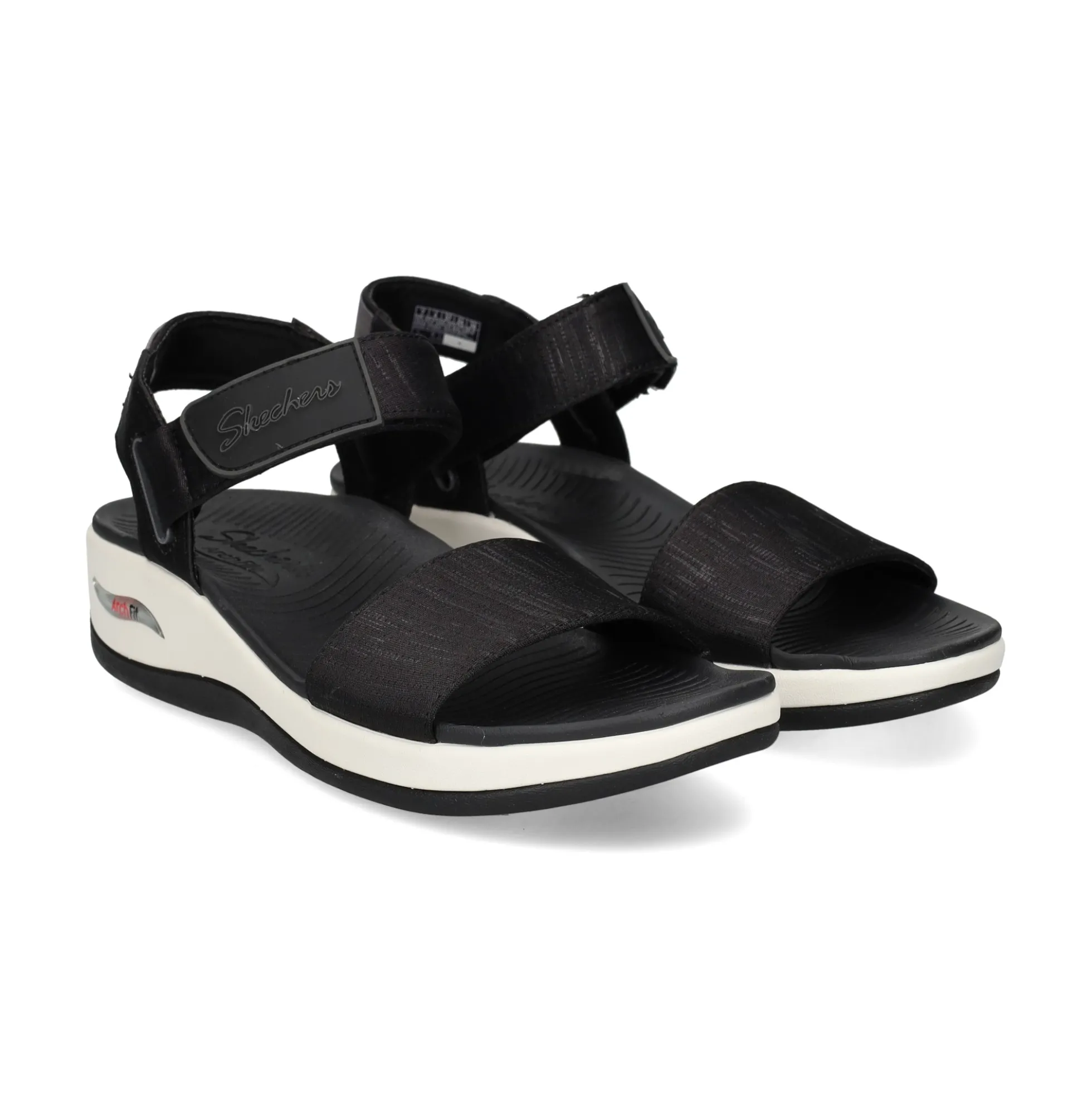 SKECHERS Sandalias planas de Mujer 163310 BLK