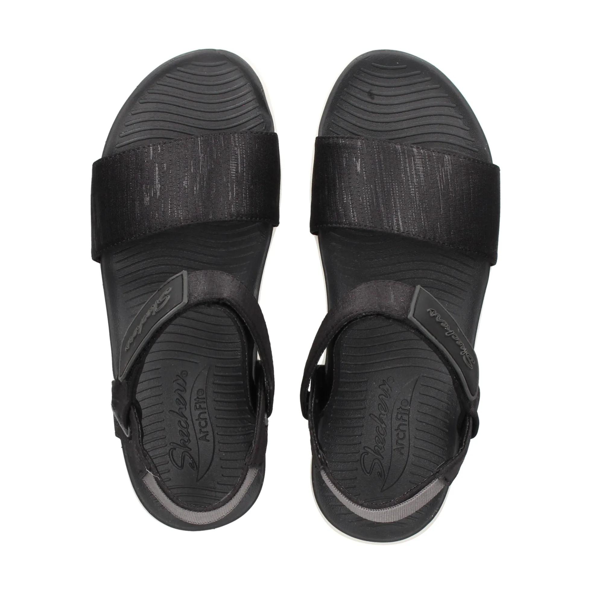 SKECHERS Sandalias planas de Mujer 163310 BLK
