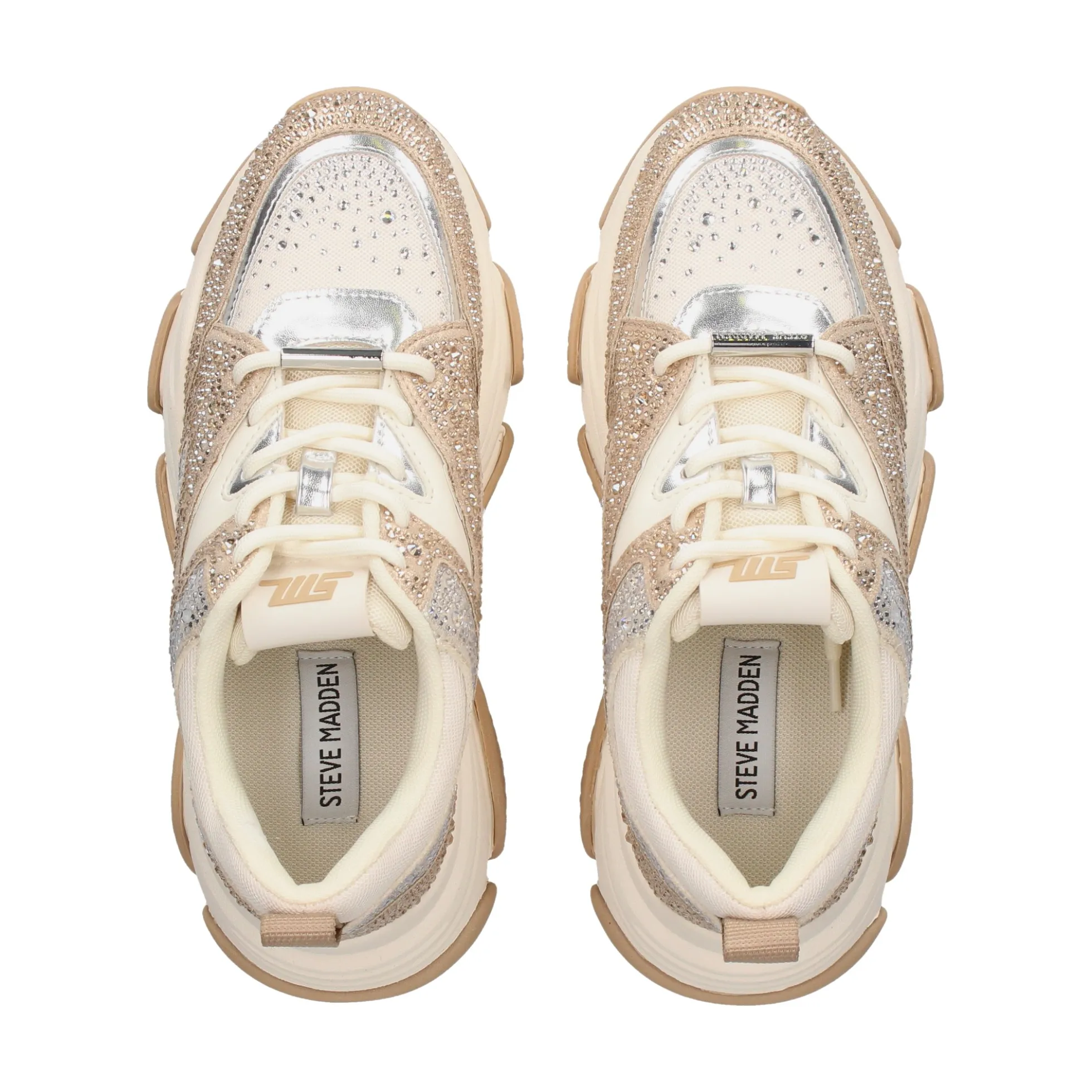 STEVE MADDEN Zapatillas de Mujer PRIVY SILV/GOLD/CREA