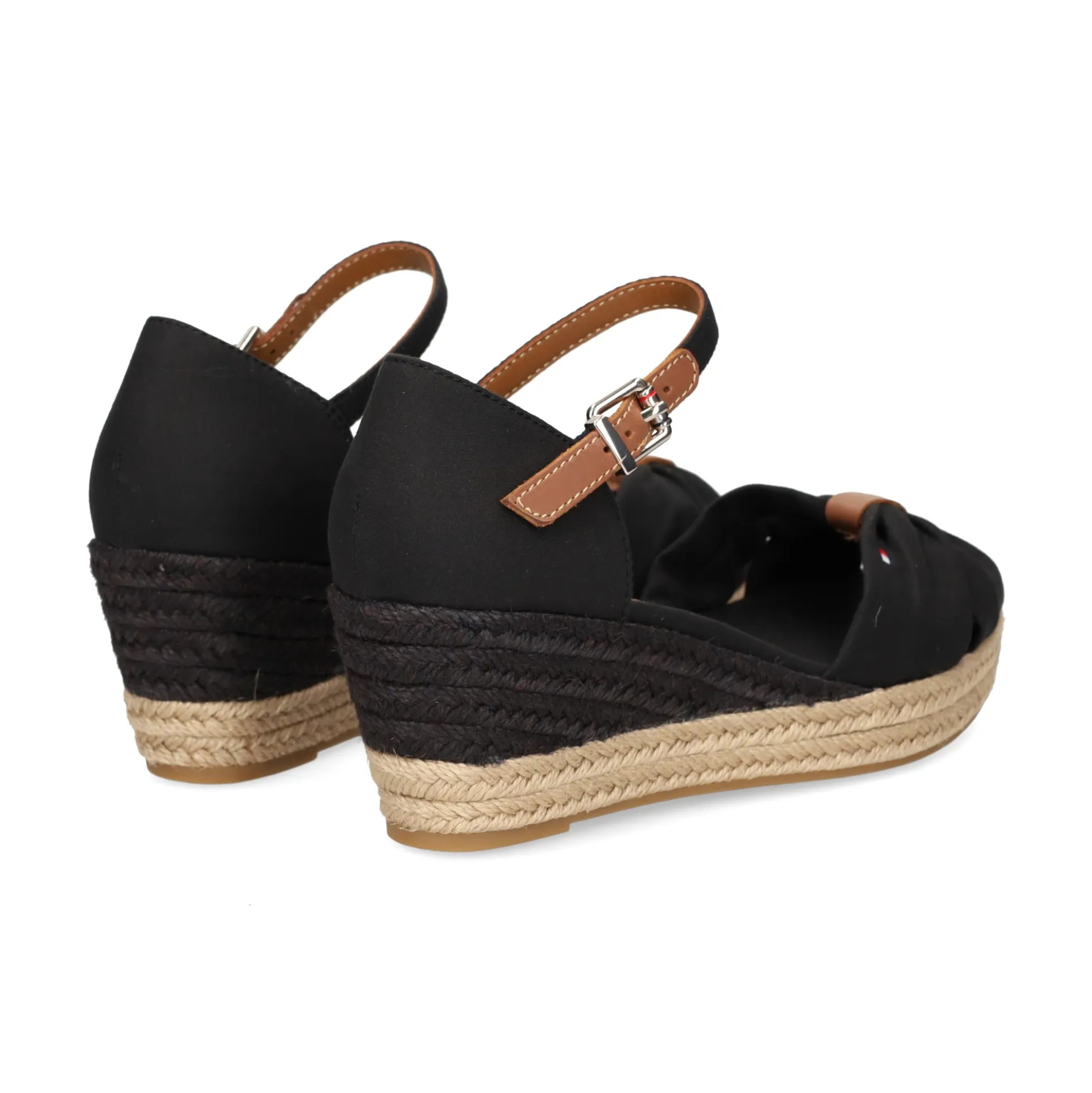 TOMMY HILFIGER Alpargatas de Mujer FW0FW04785 BDS BLACK