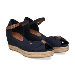 TOMMY HILFIGER Alpargatas de Mujer FW0FW04785 DW6 SPACE BLUE