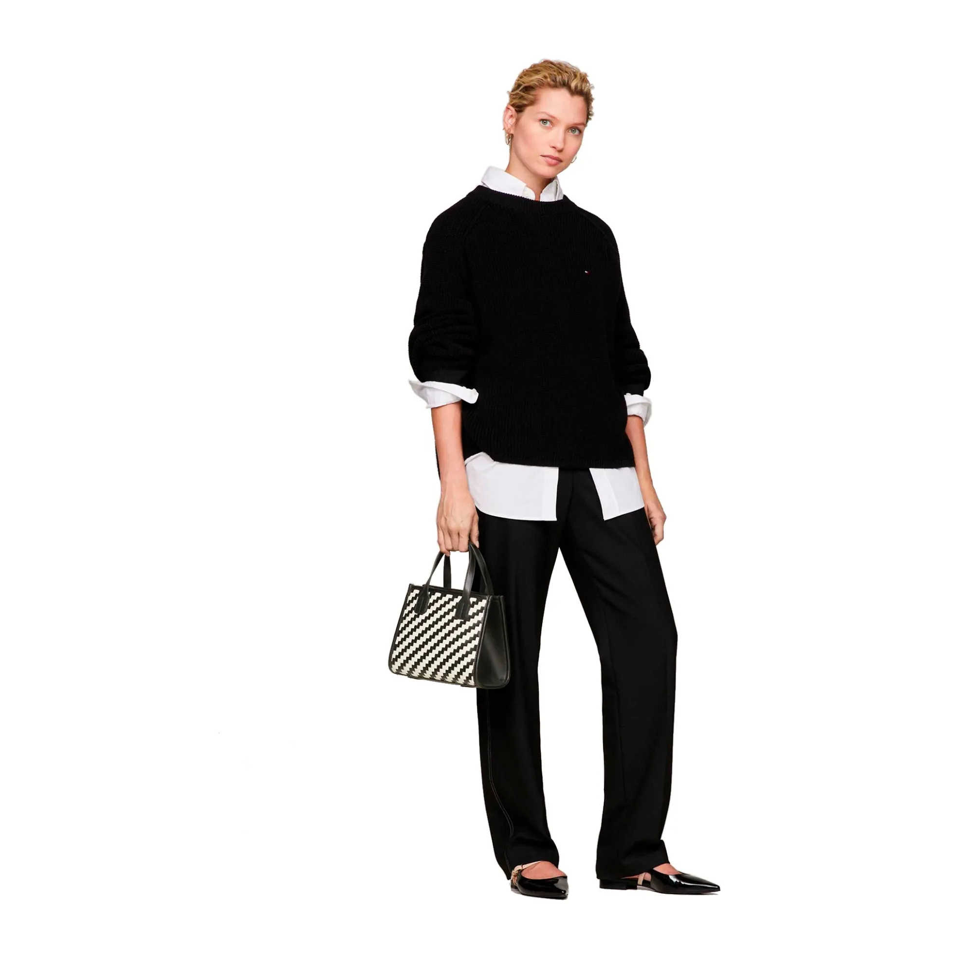 TOMMY HILFIGER Bolsos AW0AW16086 0GJ BLACK / CAL