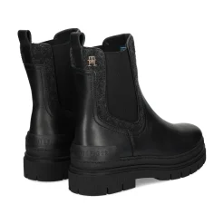 TOMMY HILFIGER Botines planos de Mujer FW0FW07655 BDS BLACK