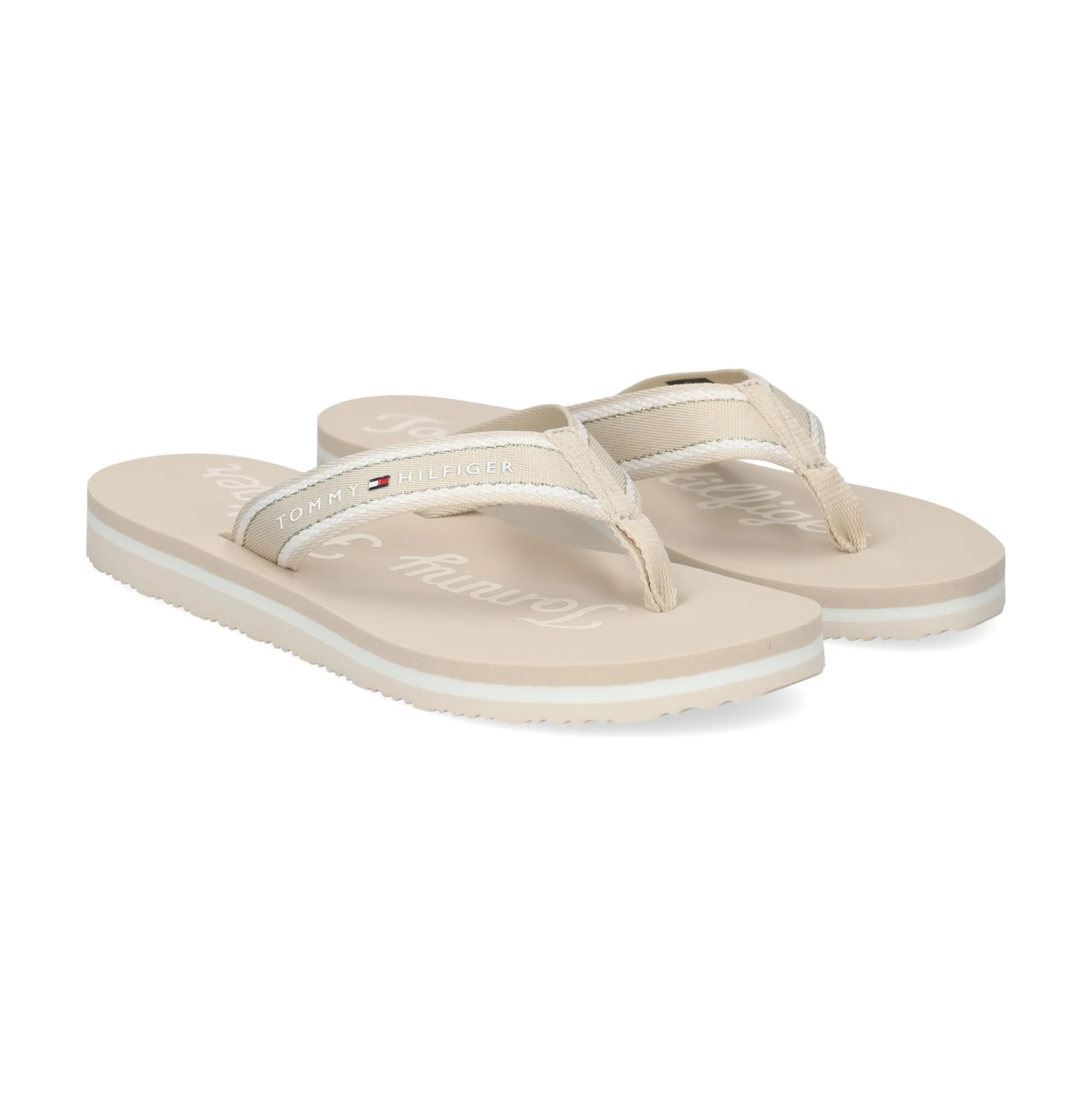 TOMMY HILFIGER Chanclas de Mujer FW0FW08013 ACI CLASSIC BEI