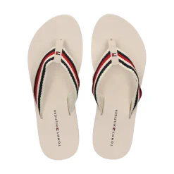 TOMMY HILFIGER Chanclas de Mujer FW0FW07147 AF4 FEATHER WHI