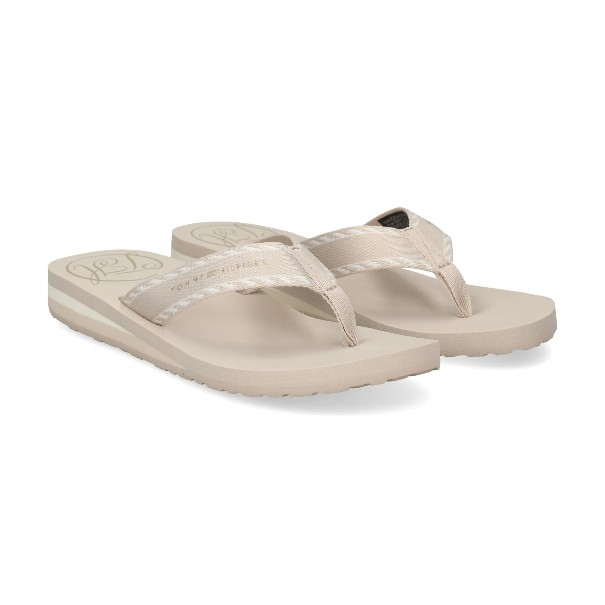 TOMMY HILFIGER Chanclas de Mujer FW0FW09038 RA2 CLAS. STONE