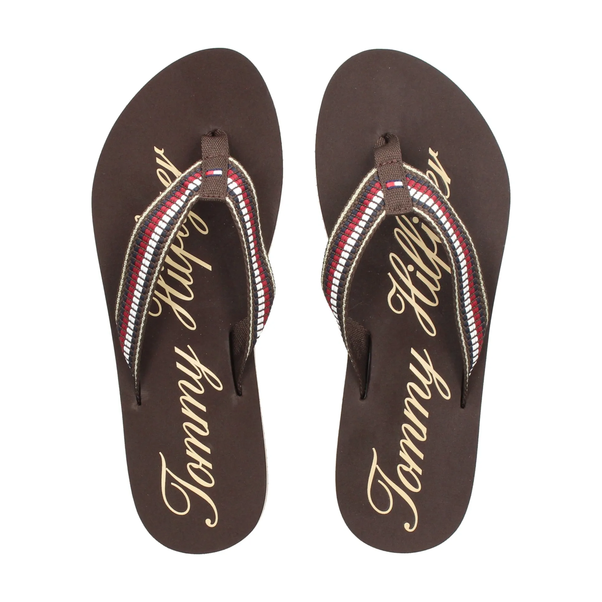 TOMMY HILFIGER Chanclas de Mujer FW0FW08142 HJT CHOCOLATE