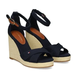 TOMMY HILFIGER Sandalias cuña de Mujer FW0FW08661 DW6 SPACE BLUE