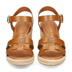 TOMMY HILFIGER Sandalias cuña de Mujer FW0FW07925 GQS COGNAC BROW