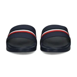 TOMMY HILFIGER Sandalias planas de Mujer FW0FW07555 DW6 SPACE BLUE
