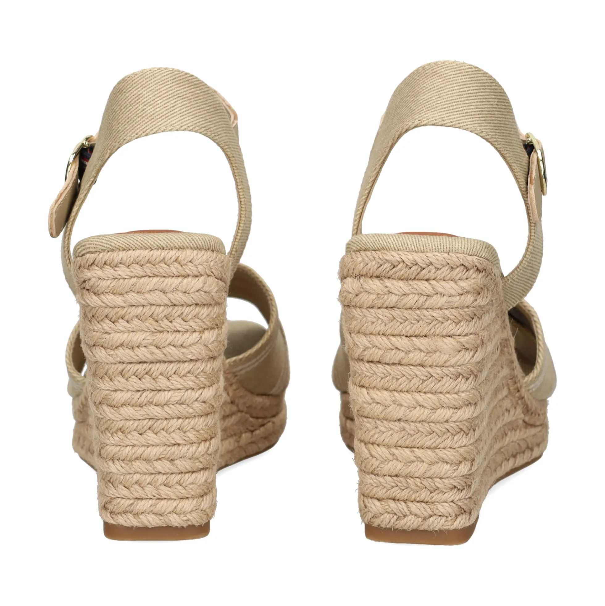 TOMMY HILFIGER Sandalias cuña de Mujer FW0FW08668 ACC HORSERADIS