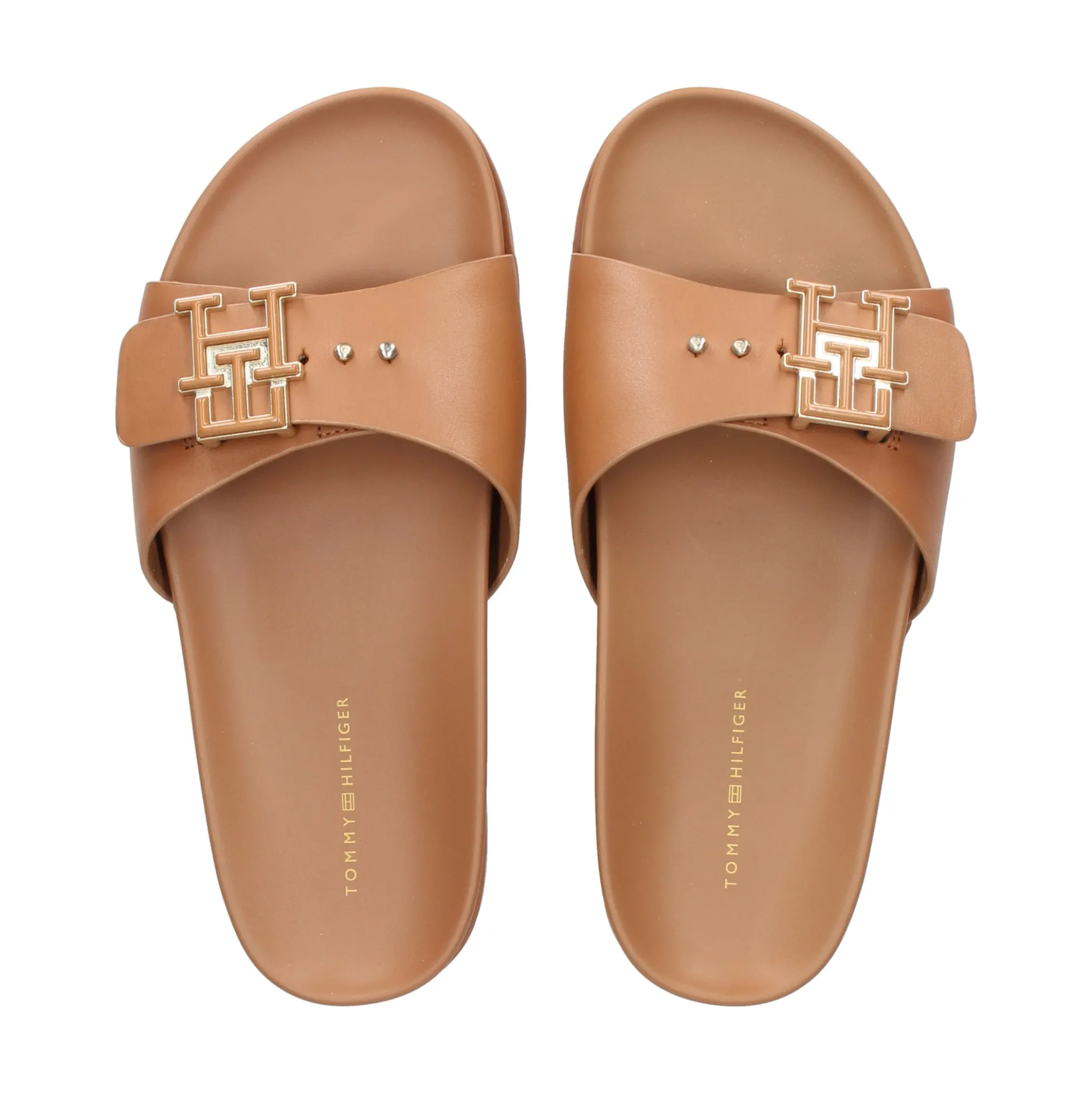 TOMMY HILFIGER Sandalias planas de Mujer FW0FW07940 GU9 SUMMER COGN