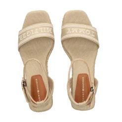 TOMMY HILFIGER Sandalias cuña de Mujer FW0FW08805 ACC HORSERADISH