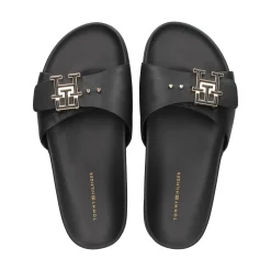 TOMMY HILFIGER Sandalias planas de Mujer FW0FW07940 BDS BLACK