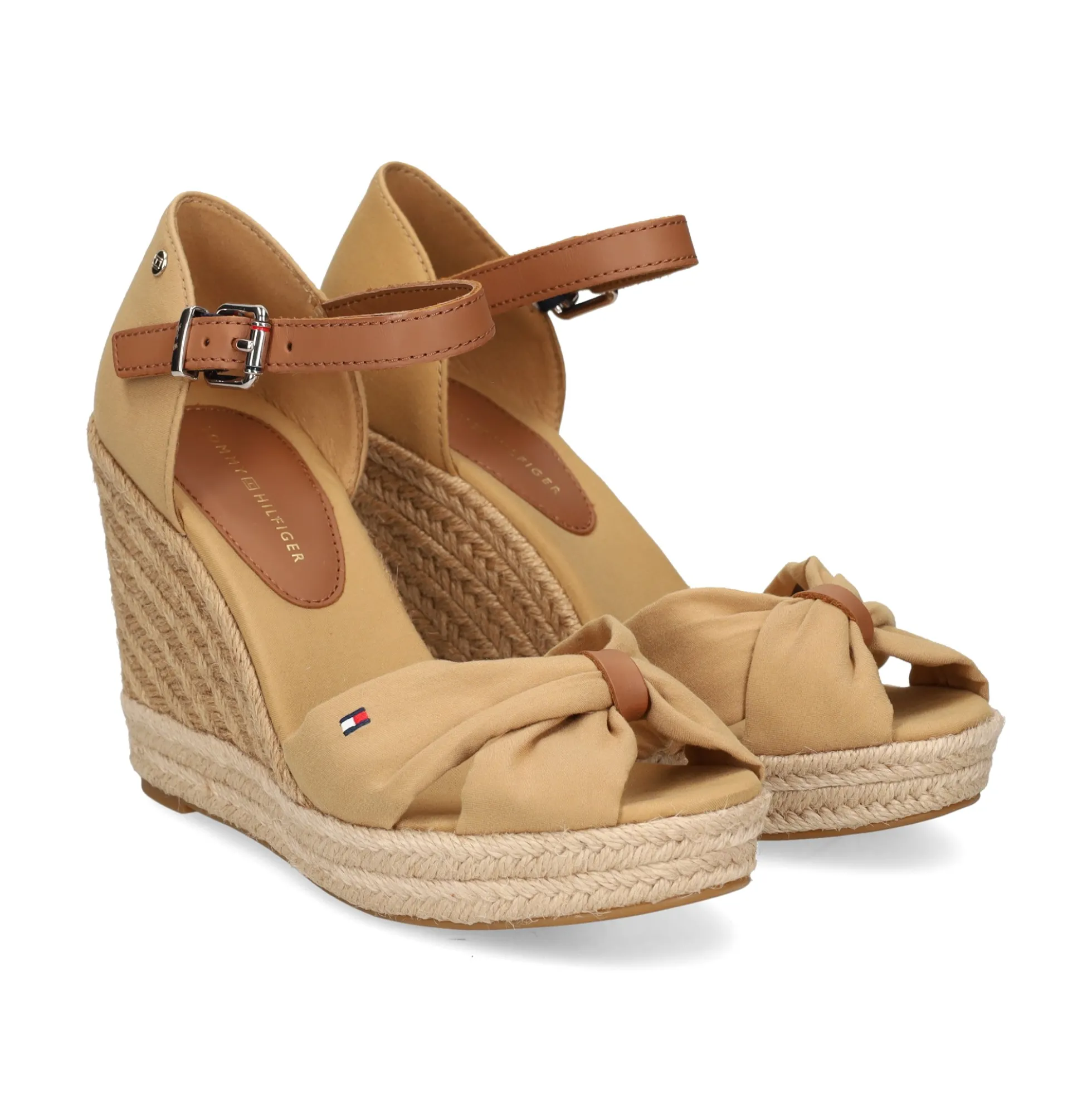 TOMMY HILFIGER Sandalias cuña de Mujer FW0FW04784 RBL CLASSIC KHA