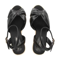 TOMMY HILFIGER Sandalias cuña de Mujer FW0FW09011 BDS BLACK