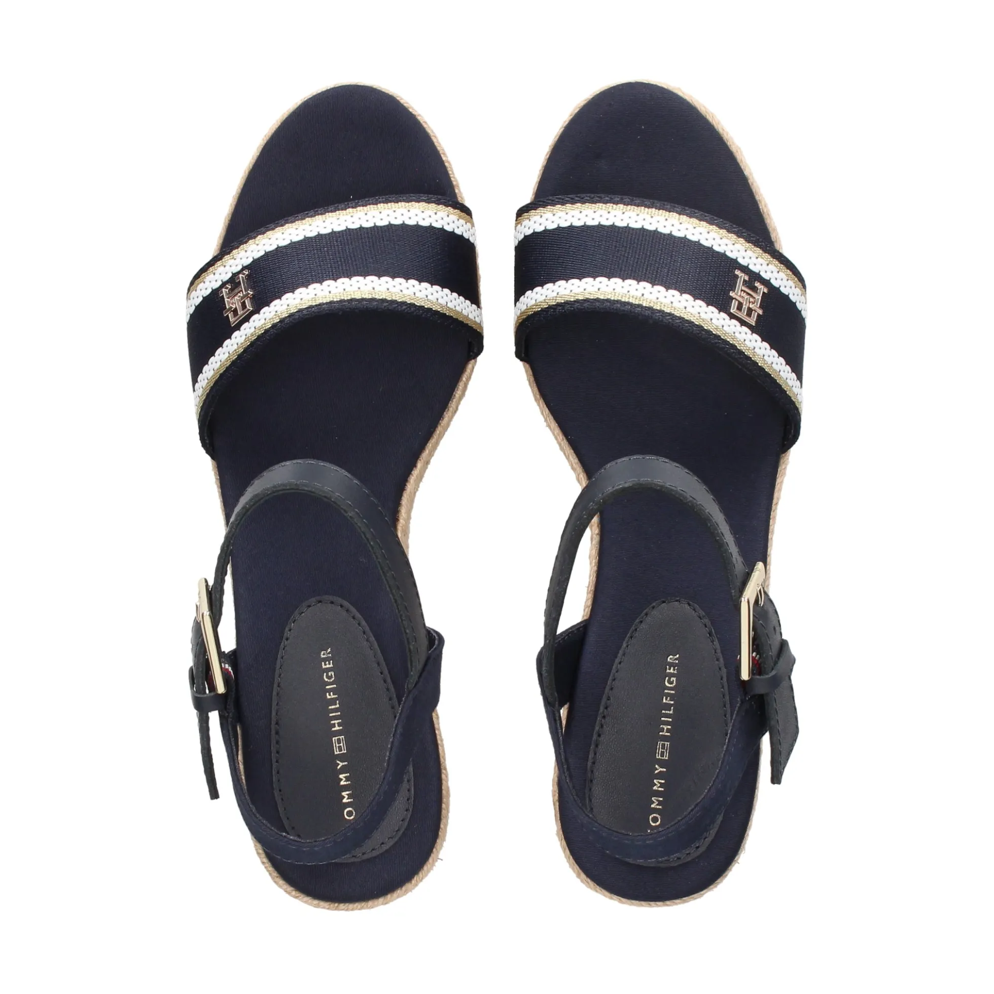 TOMMY HILFIGER Sandalias cuña de Mujer FW0FW08044 DW6 SPACE BLUE