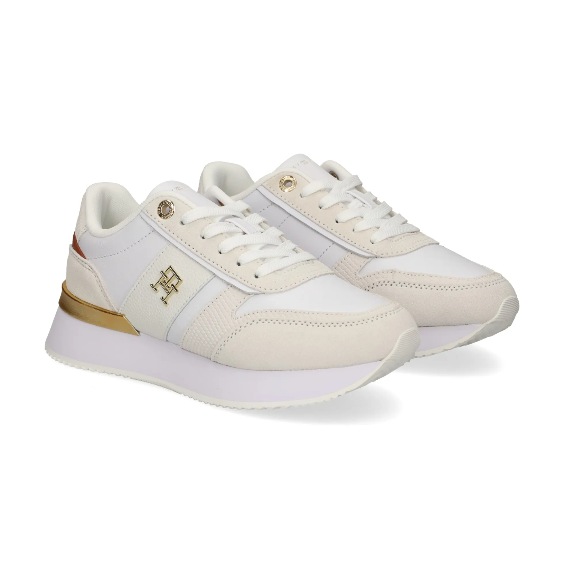 TOMMY HILFIGER Zapatillas de Mujer FW0FW08475 YBL ECRU