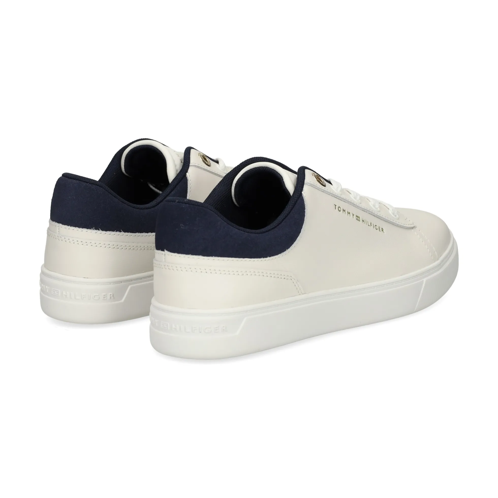 TOMMY HILFIGER Zapatillas de Mujer FW0FW09020 02Y ECRU/BLUE