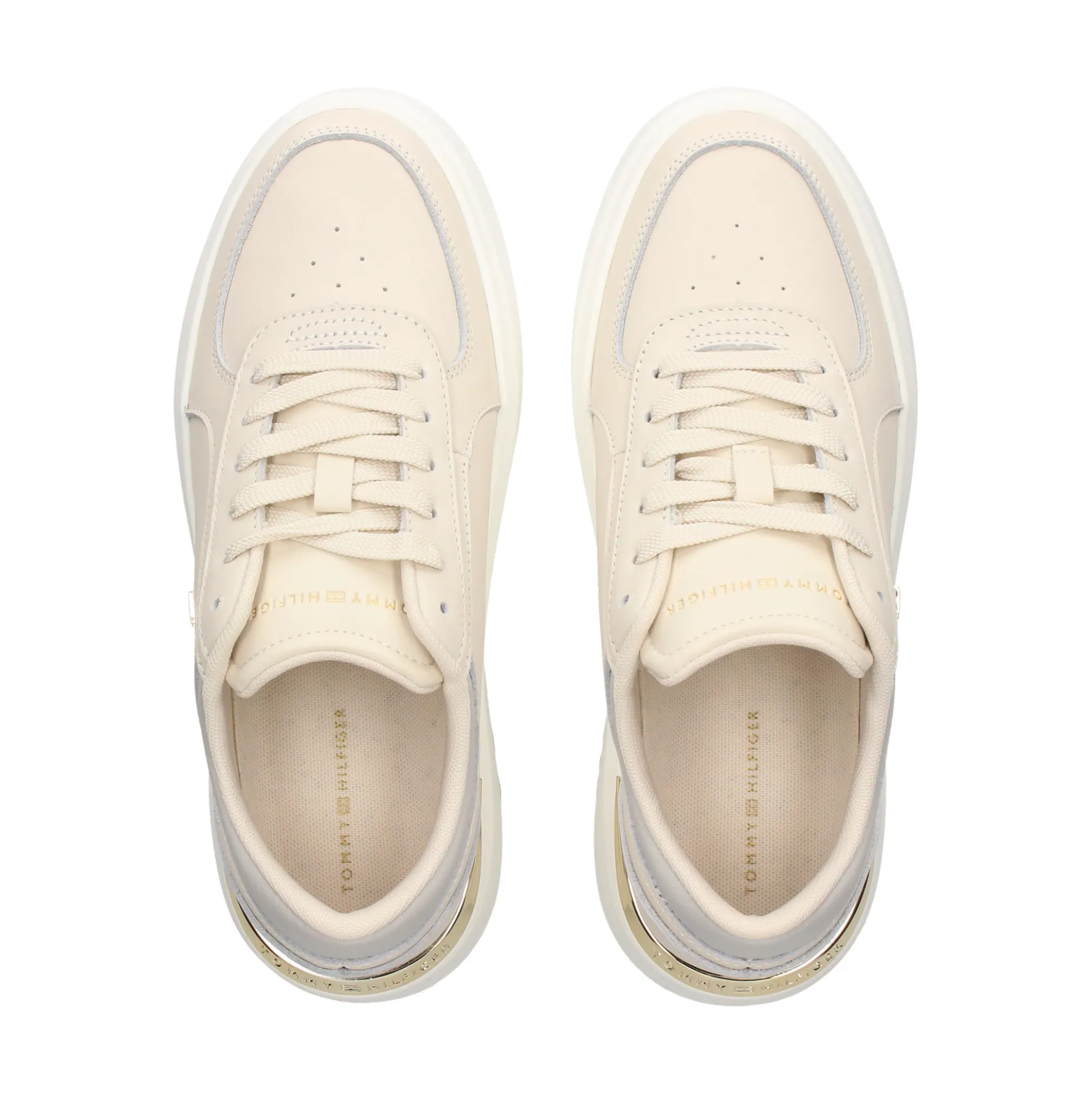 TOMMY HILFIGER Zapatillas de Mujer FW0FW09364 0F6 CREAM/GREY