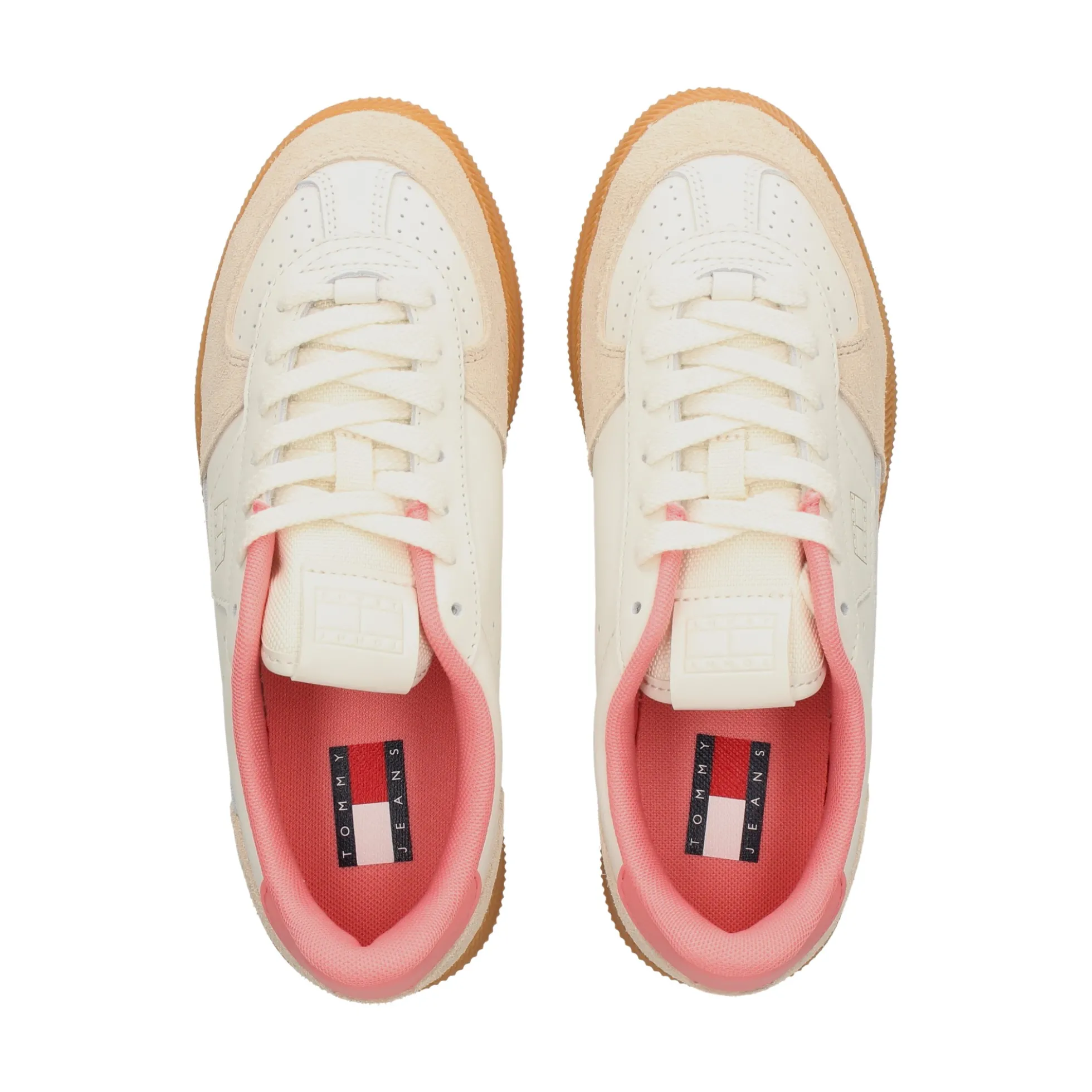 TOMMY HILFIGER Zapatillas de Mujer EN0EN02988 0J2 MARFIL/ROSA