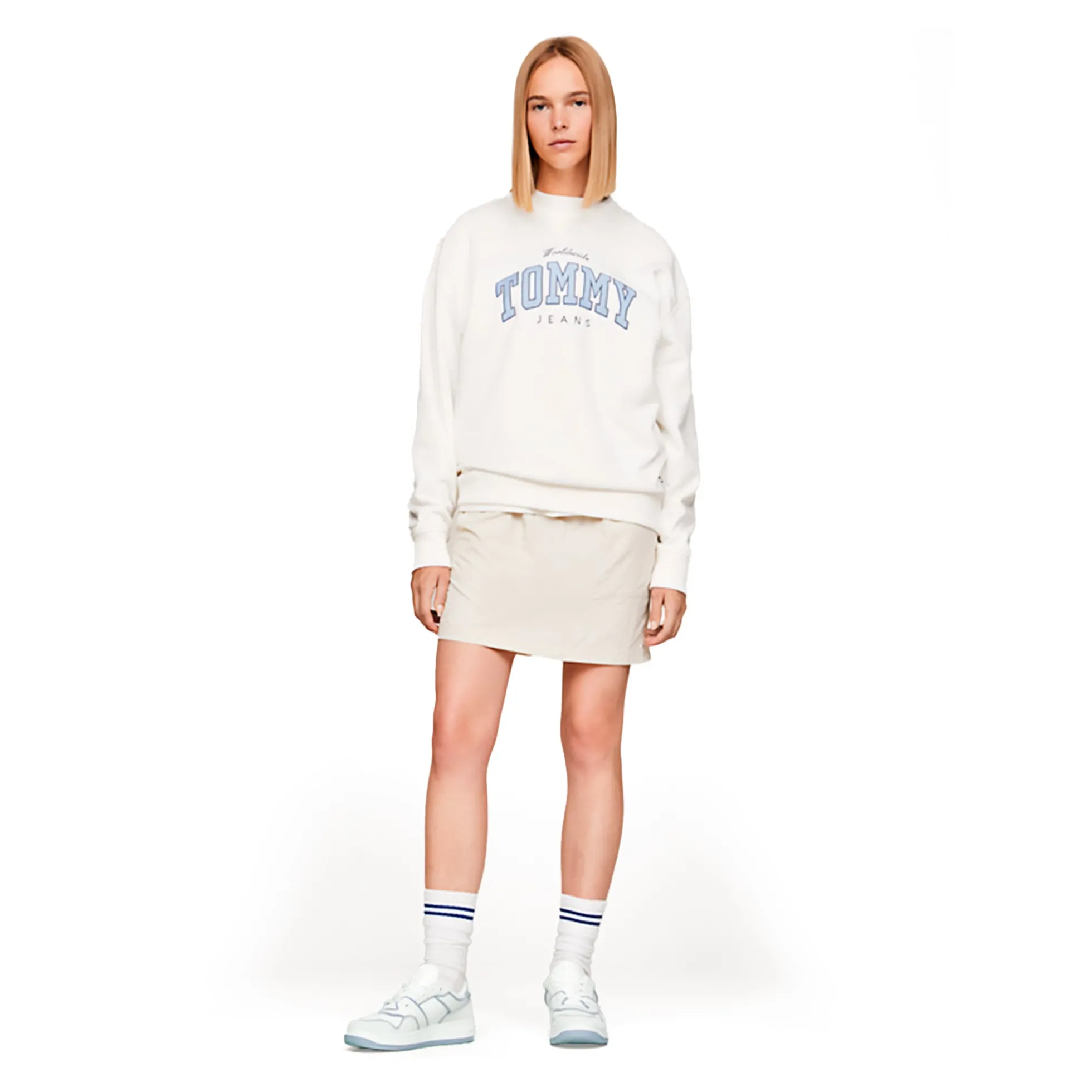 TOMMY HILFIGER Zapatillas de Mujer EN0EN02420 YBL ECRU / BREE