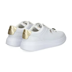 TOMMY HILFIGER Zapatillas de Mujer FW0FW07780 0K7 WHITE/GOLD