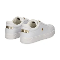 TOMMY HILFIGER Zapatillas de Mujer FW0FW08758 0HT WHITE/GOLD