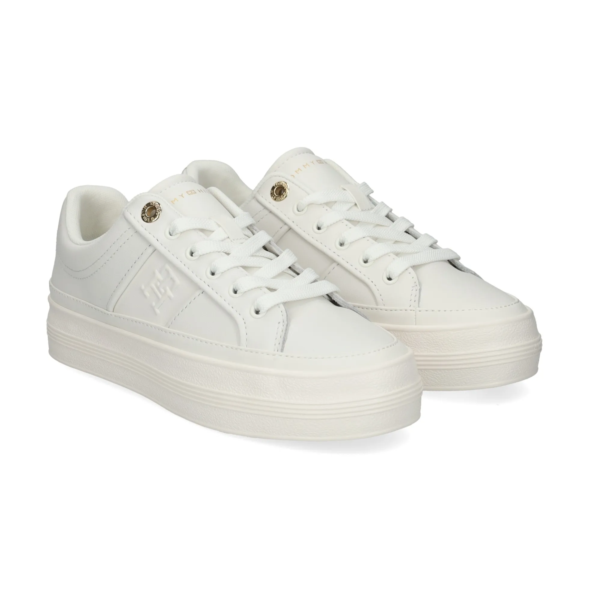 TOMMY HILFIGER Zapatillas de Mujer FW0FW07945 YBL ECRU