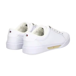 TOMMY HILFIGER Zapatillas de Mujer FW0FW07560 0K7 WHITE/GOLD