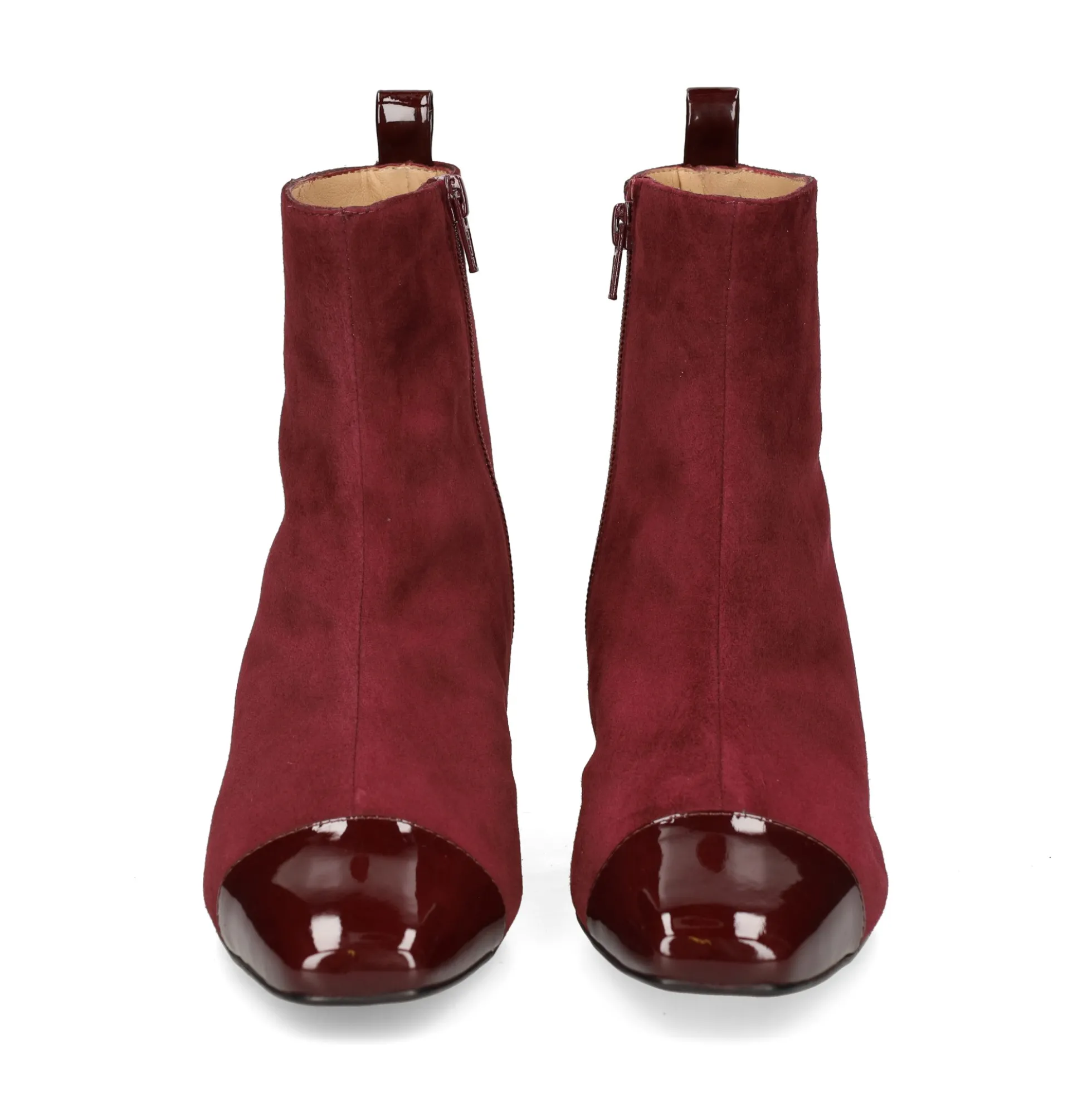 UNISA Botines con tacón de Mujer LAZLO_F25_KS_PA BURDEOS