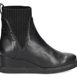 UNISA Botines con tacón de Mujer JUALO_F23_MAR NEGRO