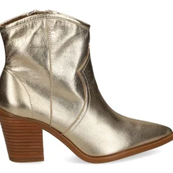 UNISA Botines con tacón de Mujer MELIAN_MEC PLATINO