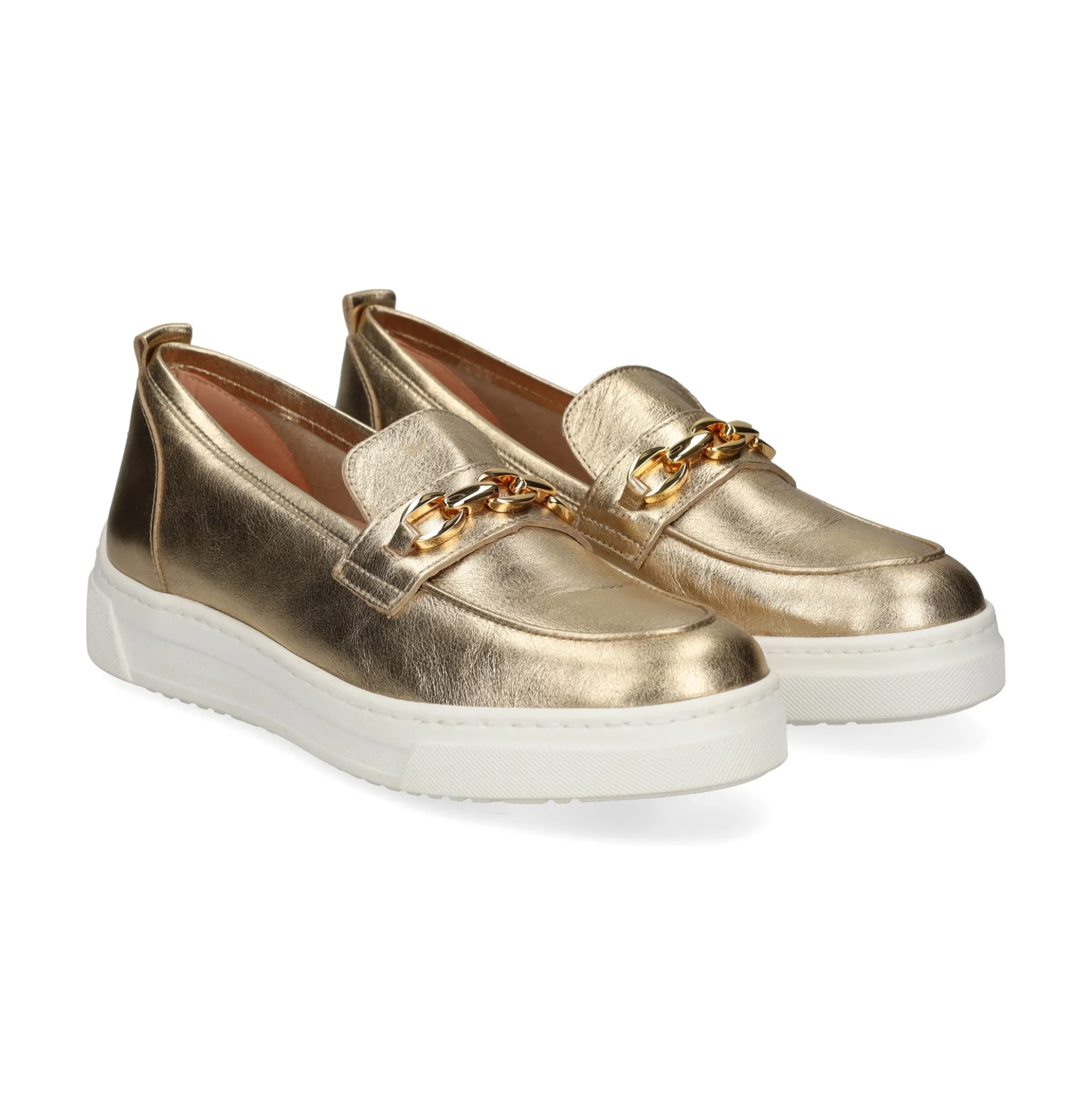 UNISA Mocasines de Mujer FINDAY_MEC PLATINO