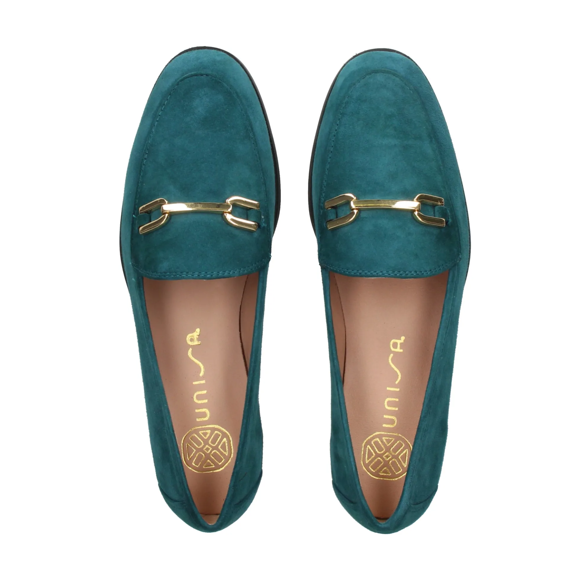 UNISA Mocasines de Mujer DAIMIEL_F23_KS DARK TEAL