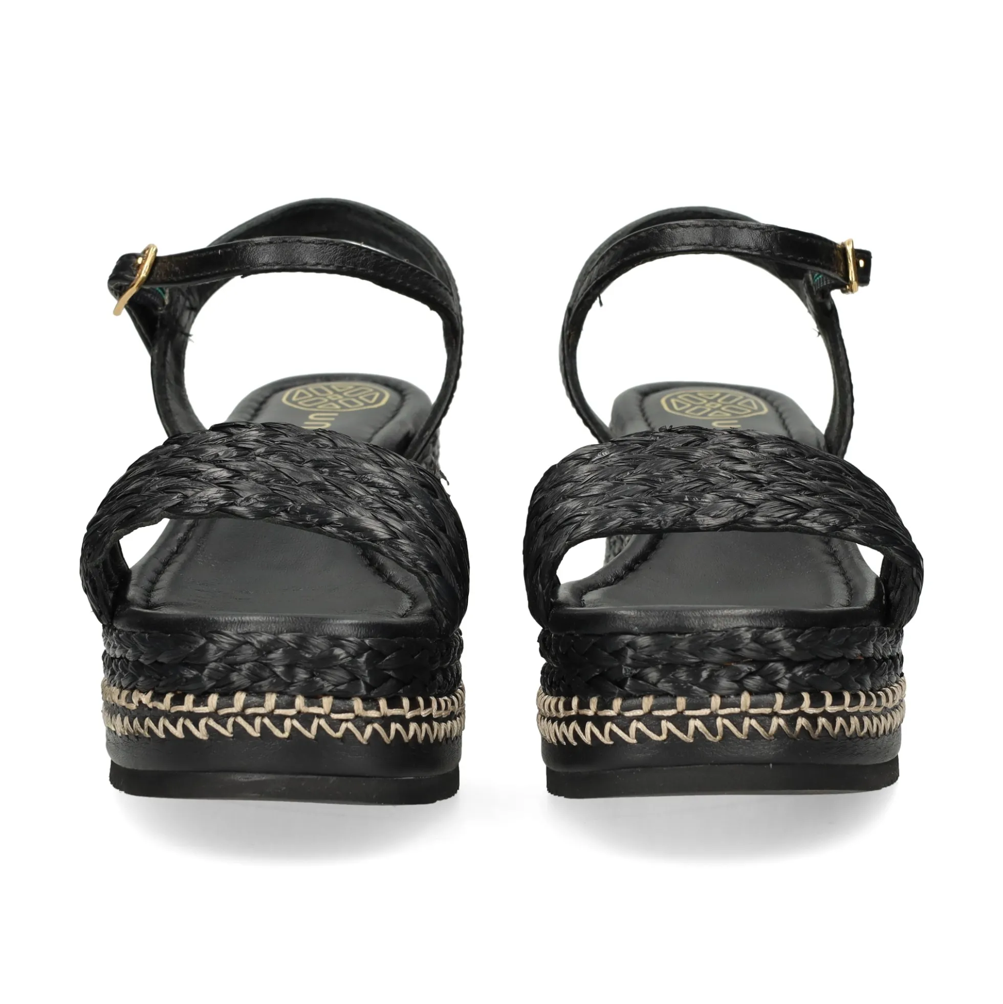 UNISA Sandalias con plataforma de Mujer KEBEC_25_GRA NEGRO