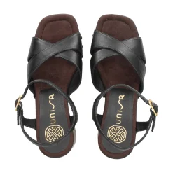 UNISA Sandalias con plataforma de Mujer OSUNA_GRA NEGRO