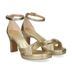 UNISA Sandalias con plataforma de Mujer SELENA_LMT PLATINO