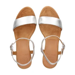 UNISA Sandalias cuña de Mujer RITA_23_LMT SILVER