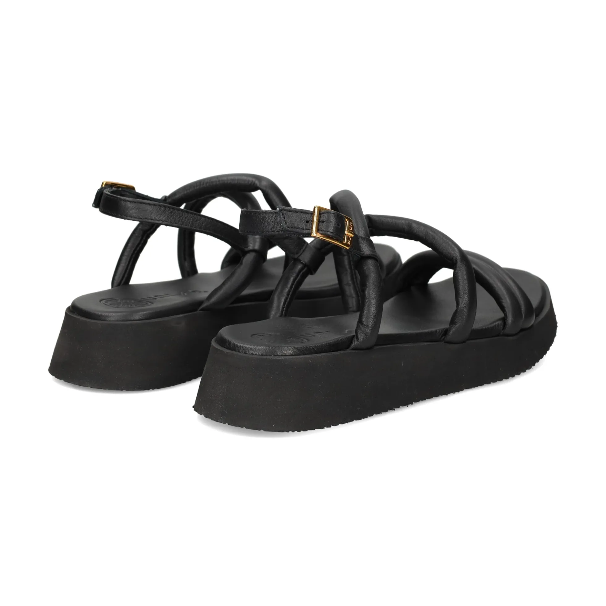 UNISA Sandalias planas de Mujer CEDRA_GRA NEGRO