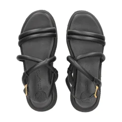 UNISA Sandalias planas de Mujer CEDRA_GRA NEGRO