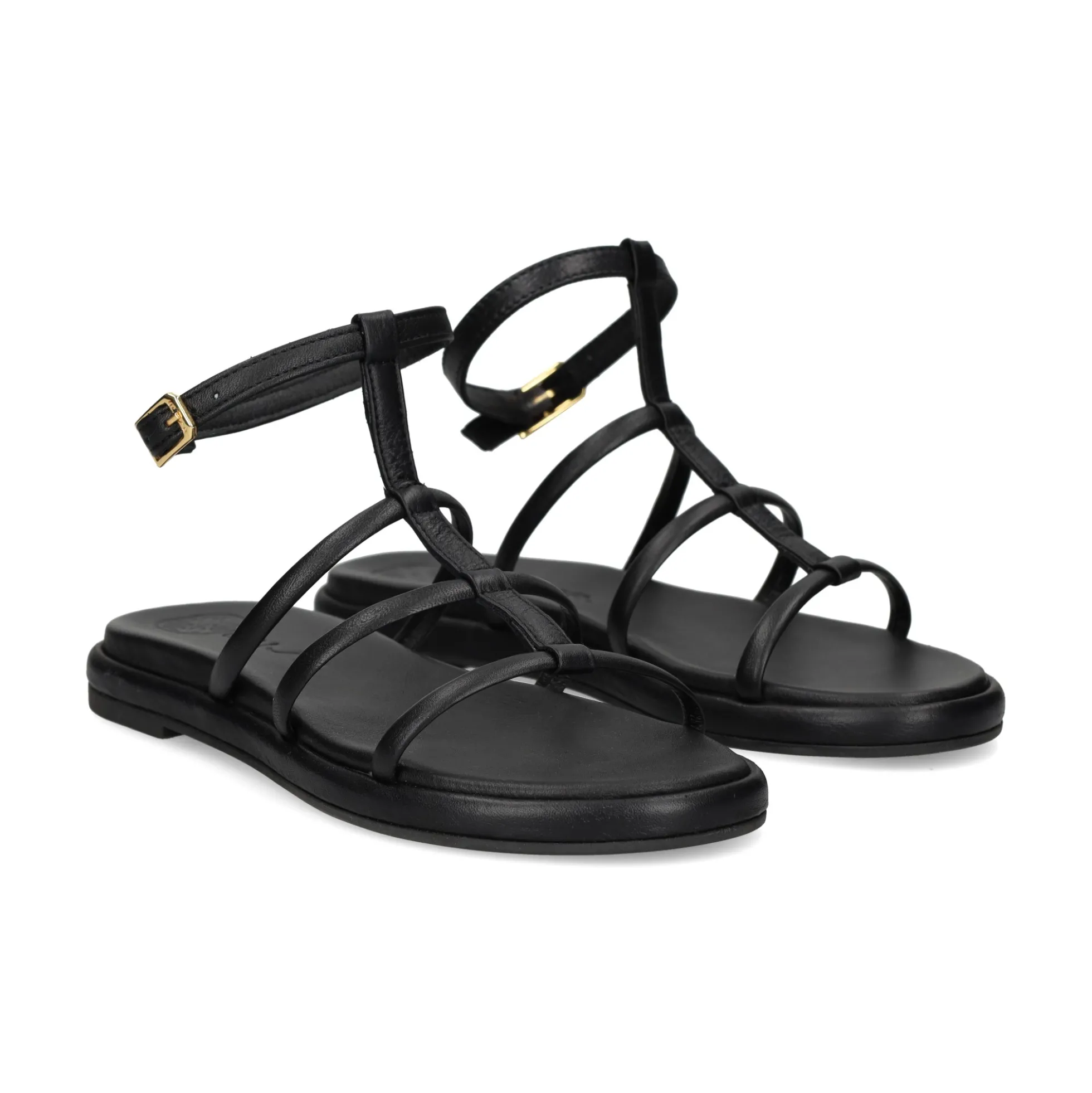 UNISA Sandalias planas de Mujer CLISA_GRA NEGRO