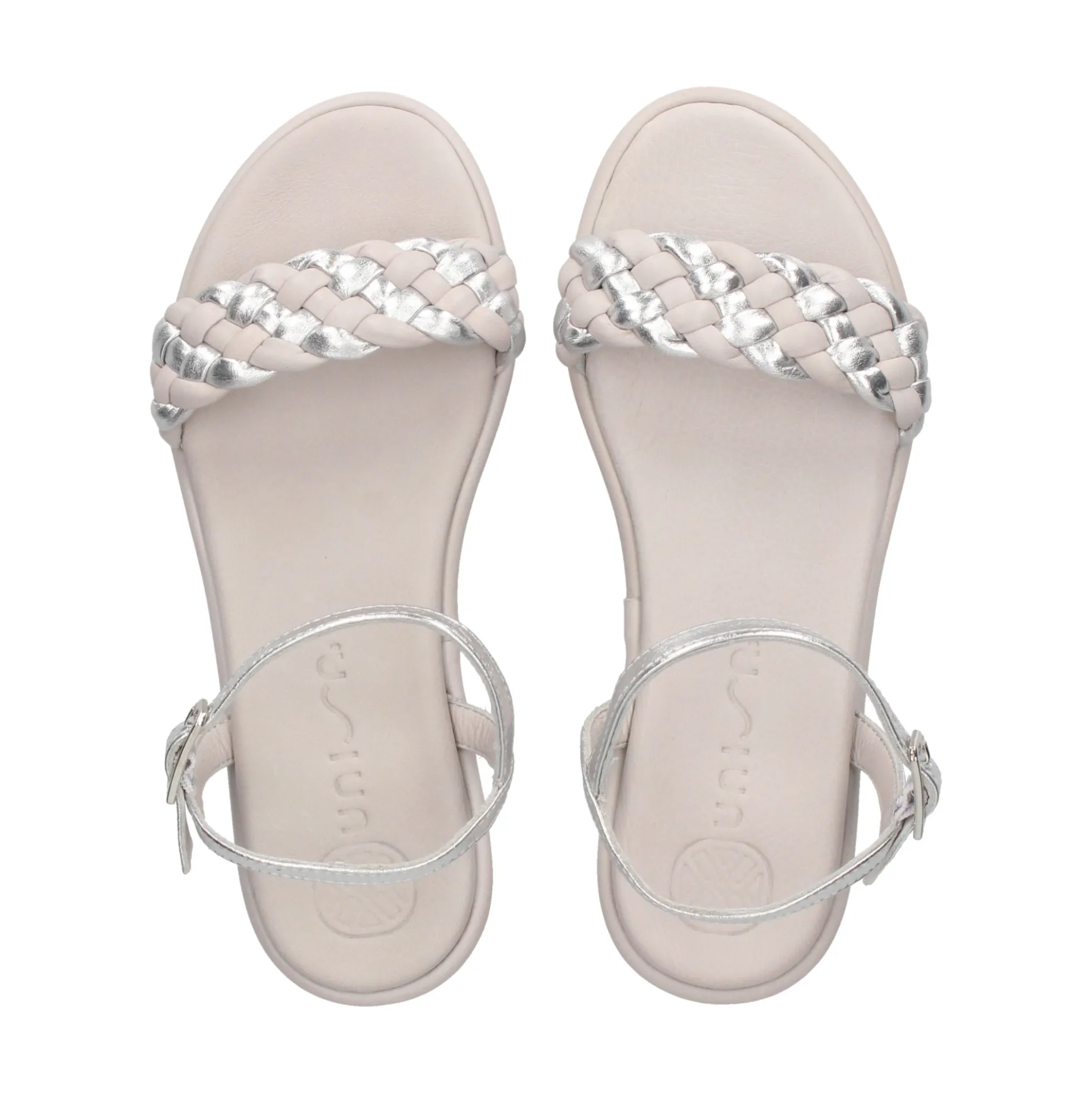 UNISA Sandalias planas de Mujer COSO_LMT SILVER