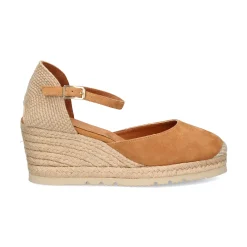 UNISA Zapatos cuña CACERES_23_KS CINNAMON