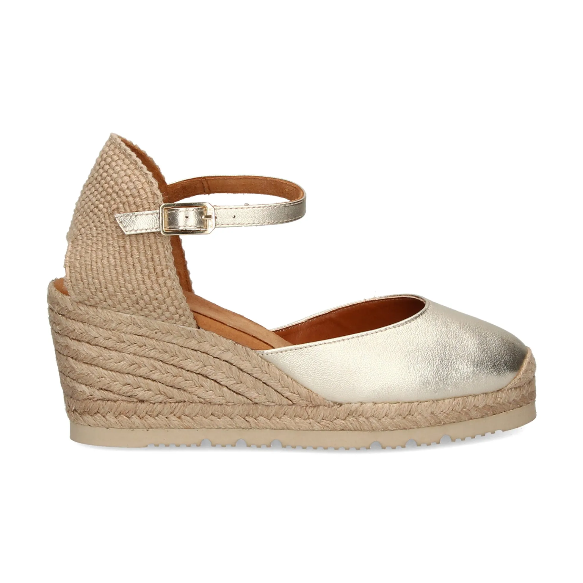 UNISA Zapatos cuña CACERES_23_LMT PLATINO