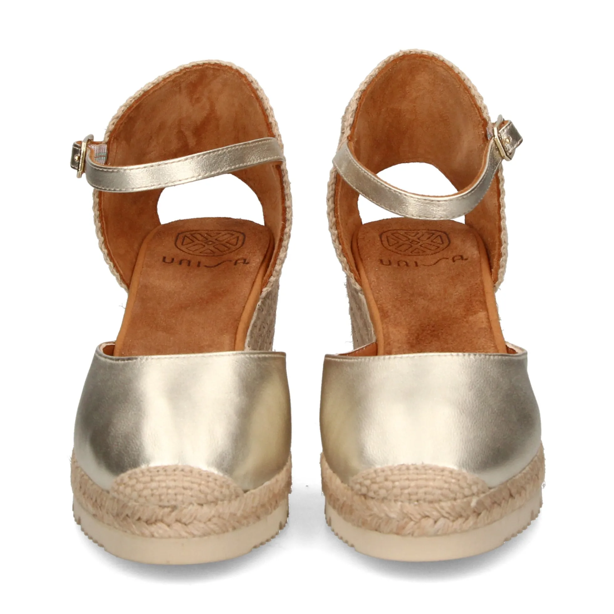 UNISA Zapatos cuña CACERES_23_LMT PLATINO